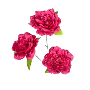 Bouquet de pivoines et de tournesols artificiels en soie, haute simulation, pour décorations de mariage et de maison - Product Image 5