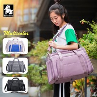 Mochila de Transporte para Mascotas Truelove, de Lujo, Transpirable, Amplia, Plegable, Ajustable, Expandible, para Perros y Gatos, Suave, para Viajes