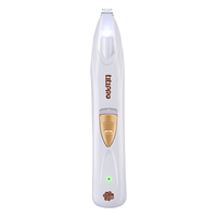 LILIPRO Nouvelle tondeuse à pattes de chat et de chien rechargeable avec lumières LED Tondeuse professionnelle à faible bruit pour poils de pieds d'animaux domestiques