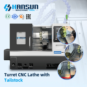 Good Quality 8 Inch Spindle Servo Turret CNC Lathe Machine With Tailstock - Product Image 2