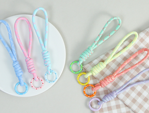 High Quality Durable Simple Polyester Gravure Printed <b>Car</b> Keychain Pendant Lanyard <b>Hook</b> HR Brand Wholesale Special Popular - Product Image 3