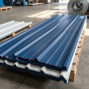 Tôle d'acier ondulée PPGI de haute qualité, tôle de <span class=keywords><strong>toiture</strong></span> <span class=keywords><strong>en</strong></span> acier galvanisé prépeint pour la construction de bâtiments industriels - Product Image 4