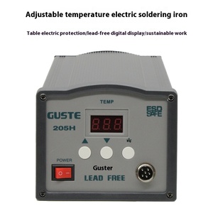 Station de soudage électrique haute fréquence Guste 205h 150/90W <span class=keywords><strong>Fer</strong></span> <span class=keywords><strong>antistatique</strong></span> haute puissance 203h Station de soudage d'entretien - Product Image 3