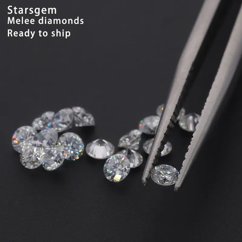 Starsgem Diamant Bán Buôn 0.01ct Để 0.02ct Kim Cương Lỏng Hpht Phòng Thí Nghiệm Grown Kim Cương