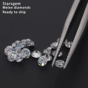 starsgem钻石批发0.01克拉至0.02克拉松散钻石Hpht实验室种植钻石
