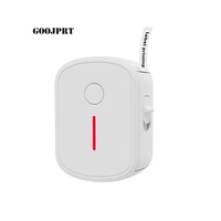Imprimante d'étiquettes thermiques sans fil portable mini rose 20 mm pour batterie 1200 mAh 203 dpi en stock