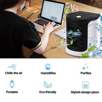 Kipas pendingin udara Mini USB kualitas tinggi kipas pendingin portabel pelembap tangki Air evaporasi kipas AC kabut es