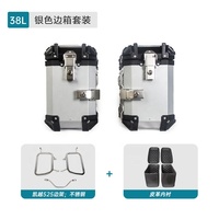 Porte-bagages latéral durable pour moto, en acier au carbone, étanche, pour modification