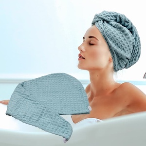 Toalla de Secado Rápido de Alta Calidad, Turbante Absorbente de Microfibra para el Cabello, para Mujeres - Product Image 1