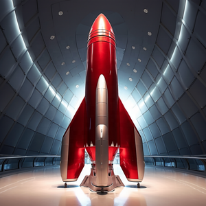 Parco divertimenti personalizzato stile <span class=keywords><strong>Pixar</strong></span> stile <span class=keywords><strong>Pixar</strong></span> specchio in metallo razzo in acciaio inox cartone animato razzo nave scultura - Product Image 5