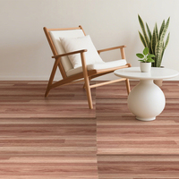 Revêtement de sol PVC LVT de luxe personnalisé, 5 mm, autocollant, tapis de sol commercial en plastique, placage bois, vinyle, carreaux de sol antistatiques