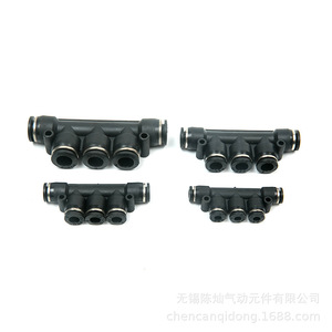 Canh Pk Five Way <b>Quick</b> Coupling Plastic Pneumatic <b>Connector</b> For Air Equipment - Product Image 2