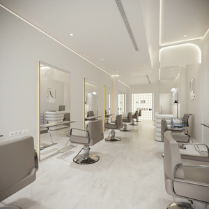 Miroir <span class=keywords><strong>de</strong></span> <span class=keywords><strong>salon</strong></span> <span class=keywords><strong>de</strong></span> coiffure moderne personnalisé avec éclairage LED pour <span class=keywords><strong>la</strong></span> conception d'intérieur <span class=keywords><strong>de</strong></span> <span class=keywords><strong>salon</strong></span> <span class=keywords><strong>de</strong></span> beauté - Product Image 2