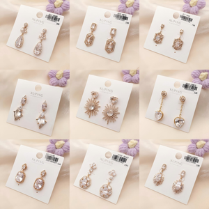 ต่างหูผู้หญิงชุบทอง 18K รุ่น 260119 <span class=keywords><strong>XUPING</strong></span> หลายแบบ ประดับเพชรคิวบิกเซอร์โคเนีย ต่างหูแบบห้อยและแบบติด แฟชั่นสำหรับผู้หญิง ขายส่ง - Product Image 4