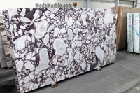 Carrelage en marbre italien à prix bas à Dubaï, dalles de marbre Calacatta Viola de 2 cm pour plan de travail