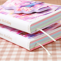 Mini carnet de notes 3D Kawaii pour enfants manuel en spirale de décompression avec design créatif couverture PU en cuir fournitures scolaires cadeaux Depai