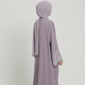 Abaya Musulmana per Donne, Lussuosa Abaya di Dubai per Ramadan ed Eid, Vestito Lungo con Maniche a Pipistrello, Caftano Islamico per la <span class=keywords><strong>Preghiera</strong></span> - Product Image 4
