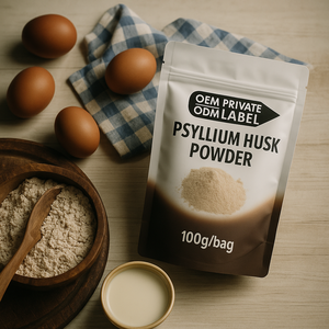 Лидер продаж, оптовая цена, поставка цельной шелухи псиллиума 100 г, порошок шелухи псиллиума 95% 99% 98% - Product Image 2