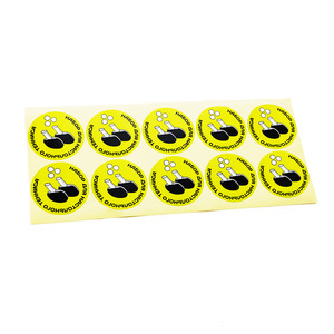 สติกเกอร์แบบม้วน ZL-001 ฉลากกาวในตัว กันน้ำ โปร่งใส พื้นหลังกระดาษแก้วสีเหลืองขาว ผิวด้าน สำหรับอาหาร - Product Image 4