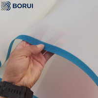 Bande transporteuse en maille carrée de polyester de qualité sanitaire, haute perméabilité, maille à trous carrés pour le séchage des aliments et des articles d'hygiène