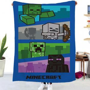 Couverture double face imprimée numériquement My World Series <span class=keywords><strong>Minecraft</strong></span>, style américain, pour canapé et sieste climatisée - Product Image 2