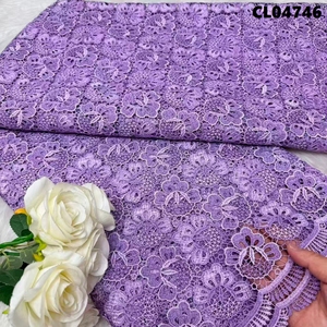 Nouvelle Arrivée 2026 – Tissu en Dentelle Française Africaine Rose de Haute Qualité, Dentelle Soluble dans l'Eau pour Mariages et Tenues de Cérémonie des Femmes Ghanéennes - Product Image 6