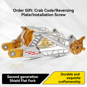 สวิงอาร์ม HH <span class=keywords><strong>Aegis</strong></span> Gen 2 Lotus 6061 อลูมิเนียมอัลลอยด์ ระยะห่างรู 460 มม. ทนความร้อนสูง สำหรับมอเตอร์ไซค์ไฟฟ้า - Product Image 2