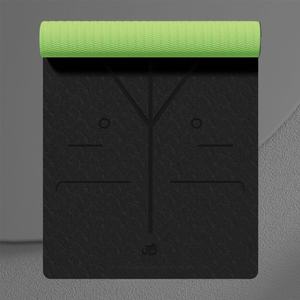 2025 TPE antideslizante resistente al agua 8mm de espesor 183cm de longitud fácil de limpiar esterilla de Yoga personalizada plegable de alta calidad para uso femenino - Product Image 5