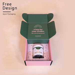 Private Premium Box Recyclable Custom Packaging Color Cardboard Vitamin Delivery Shipping Box
