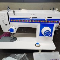 Machine à coudre électrique multifonctionnelle à plat, 60 points, mini, manuelle, à économie d'énergie, lourde, domestique, industrielle
