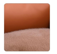 Lit de couchage pour animaux de compagnie confortable et fermé à six côtés, avec coussin intérieur en peluche douce, pour chiots et chatons
