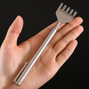 Extendable <b>Back</b> <b>Scratcher</b> Stainless Steel Telescopic Household Cleaning Tool - Product Image 1