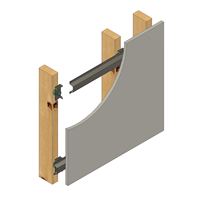 Système d'insonorisation Roundproofing Sound Clip RSIC 1, clip d'isolation acoustique, composants de grille de plafond pour canal de chapeau, canal Omega, canal de fixation