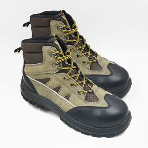 Botas de trabajo de cuero sueco de alta calidad, zapatos de trabajo con punta de acero antigolpes, botas de seguridad de trabajo Industrial para construcción de invierno - Product Image 2