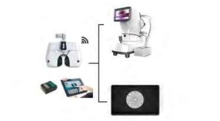 Optometry Use 23''LCD (Color) LED Screen Digital Visual Acuity Chart ...
