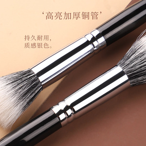 Flat <b>Top</b> Stippling Brush Fine Wool 25mm Wooden Handle Cheek Makeup <b>Tool</b> - Product Image 3