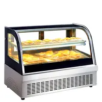 Süpermarket ekipmanları sıcak gıda vitrin kabinleri ekmek vitrin küçük vitrin ekmek için