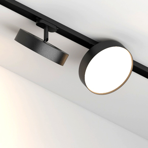 Chất lượng thiết kế <span class=keywords><strong>Led</strong></span> siêu sáng thương mại để xoay đèn nền đen theo dõi ánh sáng lũ với <span class=keywords><strong>CRI</strong></span> cao cho chiếu sáng bán lẻ - Product Image 1