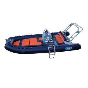 <strong>Norway</strong> Designed 4.8m Rigid Aluminum Hull Inflatable Rib Boat 480 With CE Certificate - Product Image 1