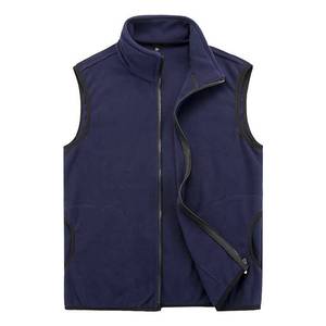 เสื้อกั๊กขนแกะสีแดงสำหรับผู้ชาย เสื้อกั๊กกีฬากลางแจ้งสำหรับฤดูหนาว มีกระเป๋าซิป - Product Image 2