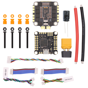 ชุดควบคุมความเร็ว <span class=keywords><strong>HAKRC</strong></span> Damping Multi Functional Compact Metal FPV Drone F405 FC พร้อมตัวควบคุมความเร็วไฟฟ้า ESC 2-8S Lipo 65A - Product Image 2