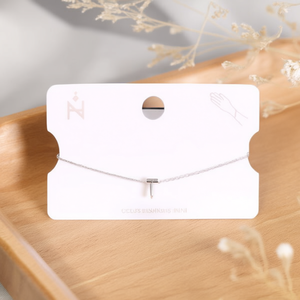 Bracciale T Plusera in Acciaio Inossidabile, Design Minimalista, Gioiello da Donna, Accessorio di Moda - Product Image 3