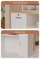 Comptoir de réception minimaliste moderne pour caissier, idéal pour les petites boutiques, les magasins de vêtements, les salons de coiffure et de beauté, ou comme table de bar.