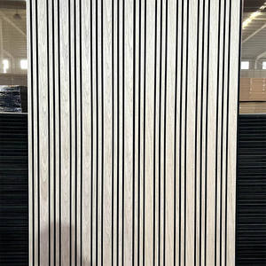 Panneaux acoustiques en fibre de polyester de conception 3D populaire pour une utilisation au bureau, conception traditionnelle, panneaux muraux d'isolation acoustique - Product Image 1