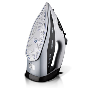 Fer à vapeur électrique portatif à chauffage rapide 2200W avec semelle en céramique et nettoyage automatique pour la maison - Product Image 2