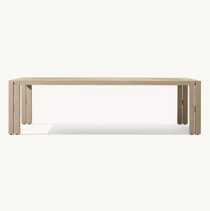 Sassanid – ensembles de Patio de jardin, mobilier d'extérieur d'hôtel de luxe, Table à manger <span class=keywords><strong>en</strong></span> teck Matiran, nouvel arrivage - Product Image 4