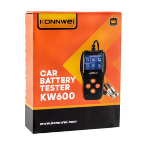 เครื่องทดสอบแบตเตอรี่รถยนต์ KONNWEI KW600 12V 100-2000CCA เครื่องมือวิเคราะห์ ตรวจสอบการสตาร์ท การชาร์จ และอ่านโค้ด 12 โวลต์ - Product Image 5