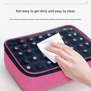 Estuche Organizador de 40 Compartimentos para Arte de Uñas, Bolsa de Almacenamiento de Herramientas de Manicura de Gran Capacidad, Porta Suministros de Uñas para Técnicos de Salón y Viajes - Product Image 3