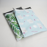 Sacs d'expédition express jetables personnalisés, écologiques et recyclables, en polyéthylène 3 mil, avec logo imprimé pour chaussettes et chaussures