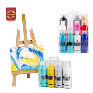 Xin Bowen 100ML 4 Pièces Set Liquidité Splash Peinture Matériaux Verser Peinture Type Peinture Acrylique <span class=keywords><strong>pour</strong></span> Toile Dessin - Product Image 5